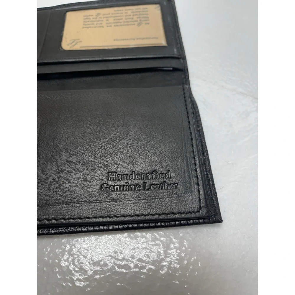 Men's Bifold Leather Wallet Handcrafted LL Company Alligator‎